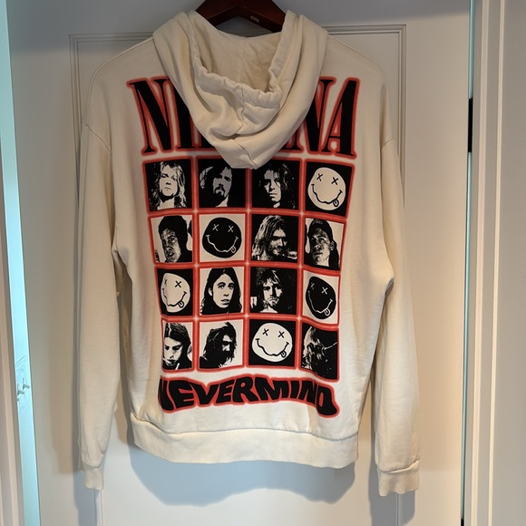 Unisex ASOS Design X Nirvana oversized hoodie with Nirvana Nevermind graphic - Picture 8 of 15